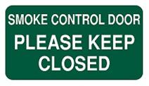 Smoke Control Door Please Keep Closed